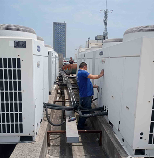 潢川中央空调制热和不制冷系统维修方法